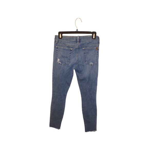 Joe's Jeans Distressed Skinny Ankle Raw Hem 27 Stretch Comfort - Picture 8 of 10